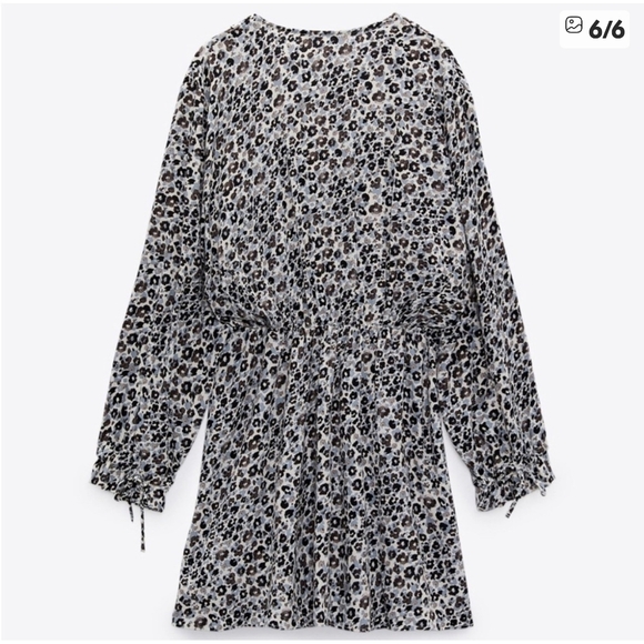 Zara Floral Flowy Mini Dress Super Cute!! S - Picture 3 of 7